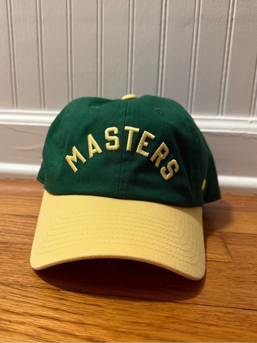 Masters Green and Yellow Baseball Cap